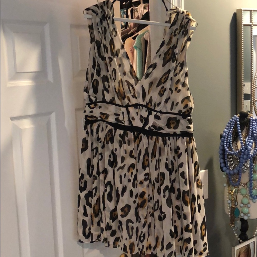 Victoria secret leopard mini dress